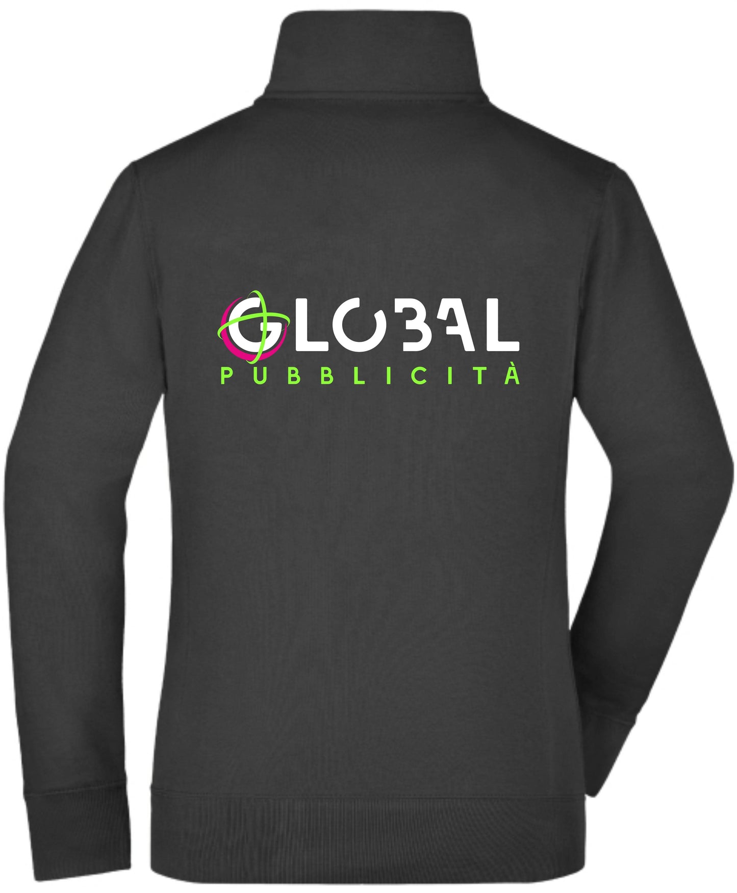 Stock 100 Felpe con zip Uomo - Personalizzate con logo Stampa lato cuore e retro - Maglietta Super vestibilità Top qualità