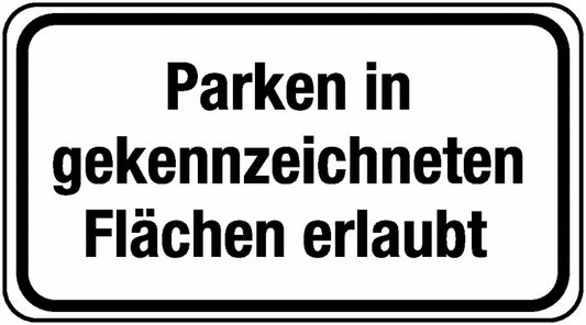 GLOBAL CARTELLO SEGNALETICO UNI - Parken in gekennzeichneten - Adesivo Extra Resistente, Pannello in Forex, Pannello In Alluminio