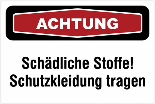GLOBAL CARTELLO SEGNALETICO - Schutzkleidung -  Adesivo Extra Resistente, Pannello in Forex, Pannello In Alluminio