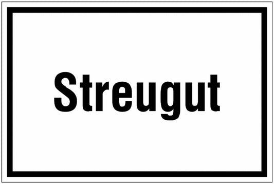 GLOBAL CARTELLO SEGNALETICO - Streugut -  Adesivo Extra Resistente, Pannello in Forex, Pannello In Alluminio