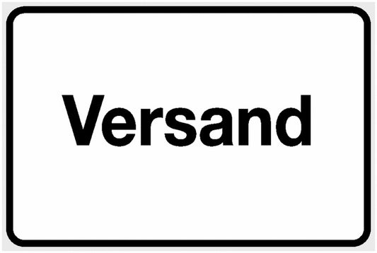 GLOBAL CARTELLO SEGNALETICO - Versand -  Adesivo Extra Resistente, Pannello in Forex, Pannello In Alluminio