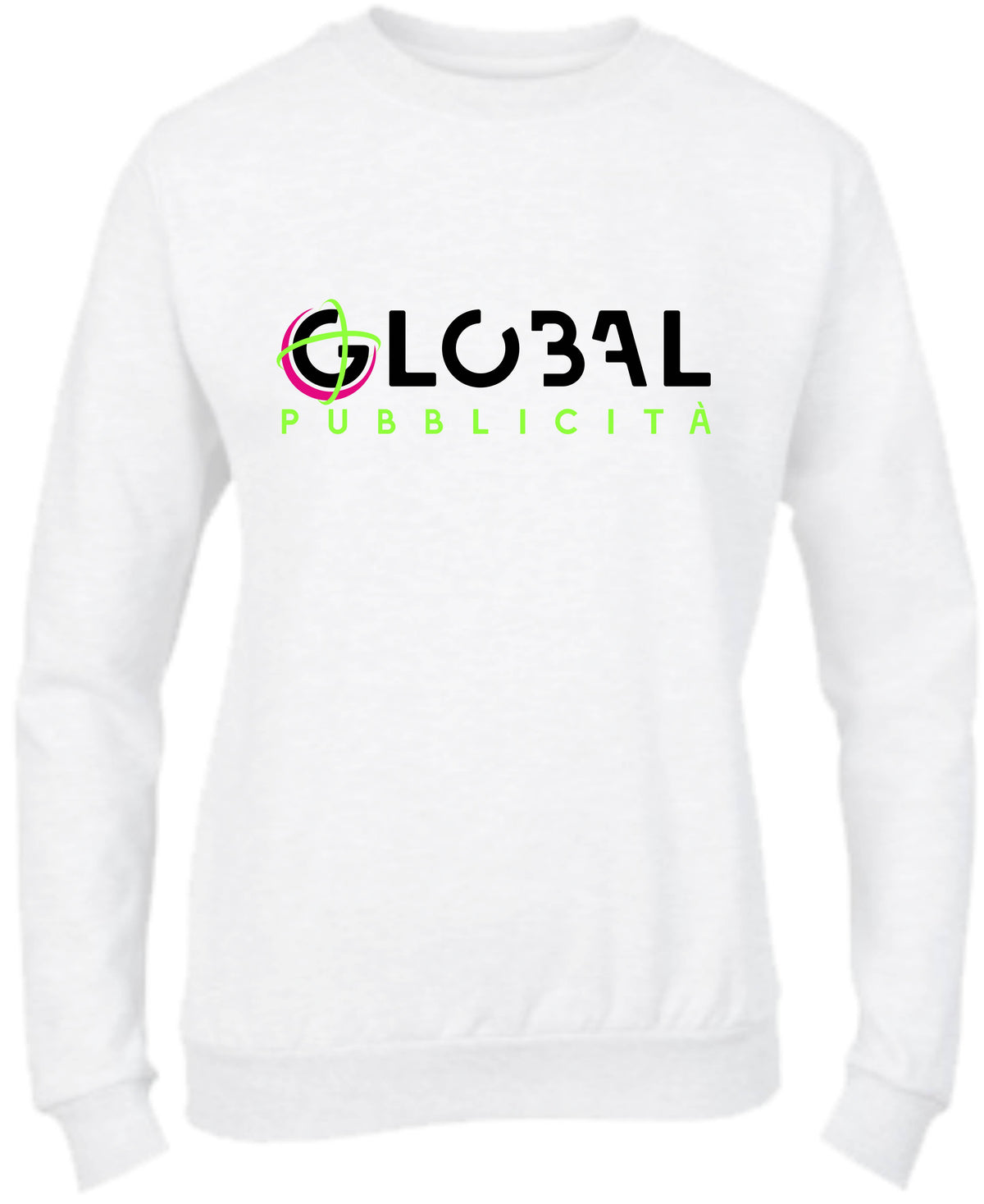Stock 100 Felpe Girocollo Donna - Personalizzate con logo Stampa fronte e retro - Maglietta Super vestibilità Top qualità