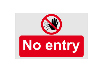 GLOBAL CARTELLO SEGNALETICO - no entry symbol - Adesivo Extra Resistente, Pannello in Forex, Pannello In Alluminio