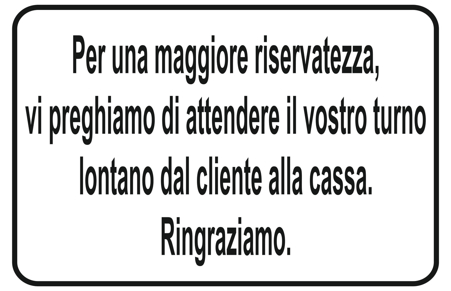GLOBAL CARTELLO SEGNALETICO - per una maggiore risertezza... - Adesivo Extra Resistente, Pannello in Forex, Pannello In Alluminio