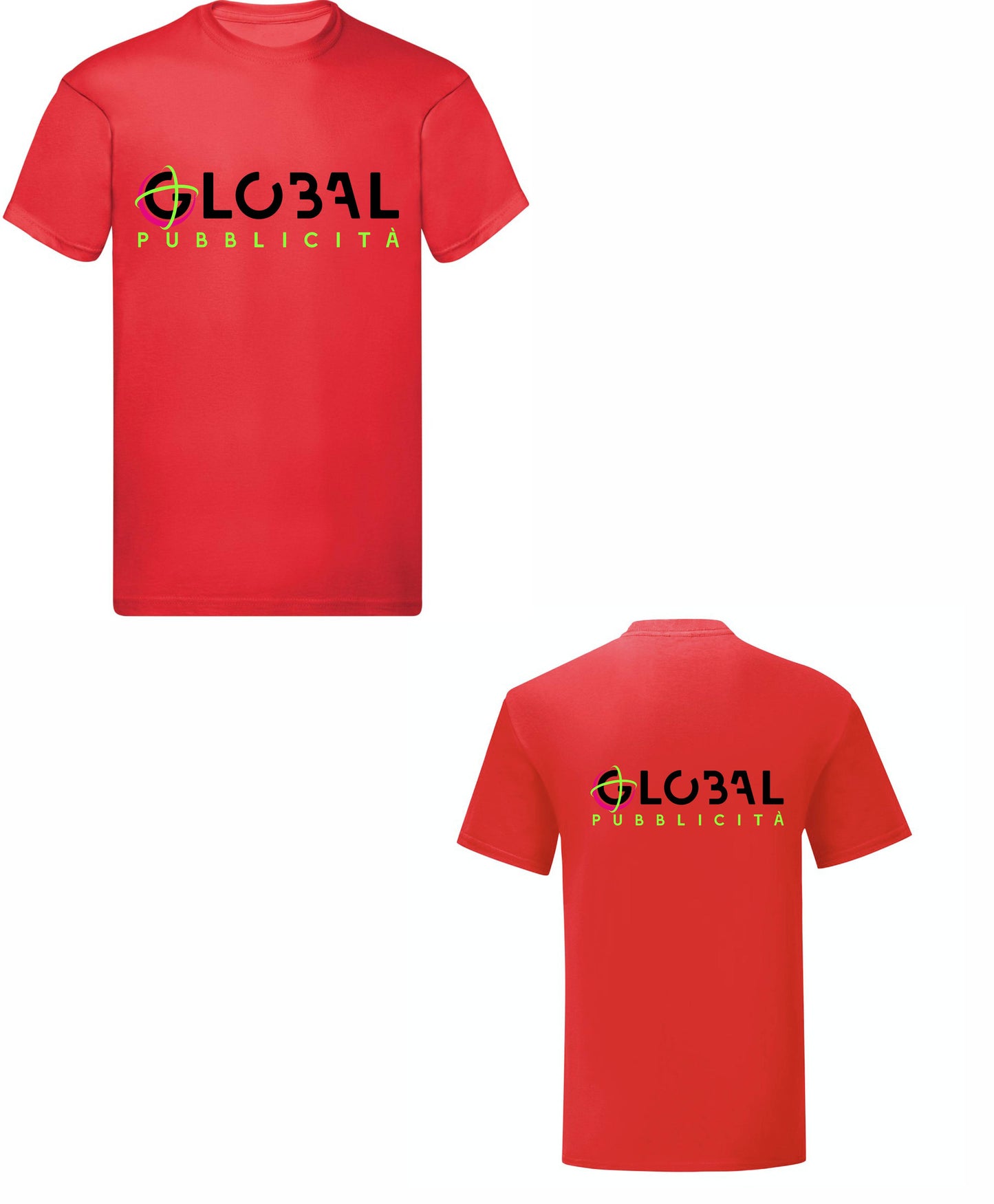 Stock 100 T-shirt Uomo - Personalizzate con logo Stampa fronte e retro - Maglietta Super vestibilità Top qualità