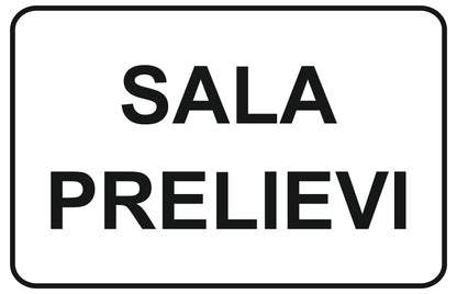 GLOBAL CARTELLO SEGNALETICO - sala test t-pull - Adesivo Extra Resistente, Pannello in Forex, Pannello In Alluminio