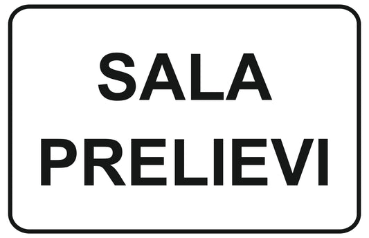 GLOBAL CARTELLO SEGNALETICO - sala test t-pull - Adesivo Extra Resistente, Pannello in Forex, Pannello In Alluminio