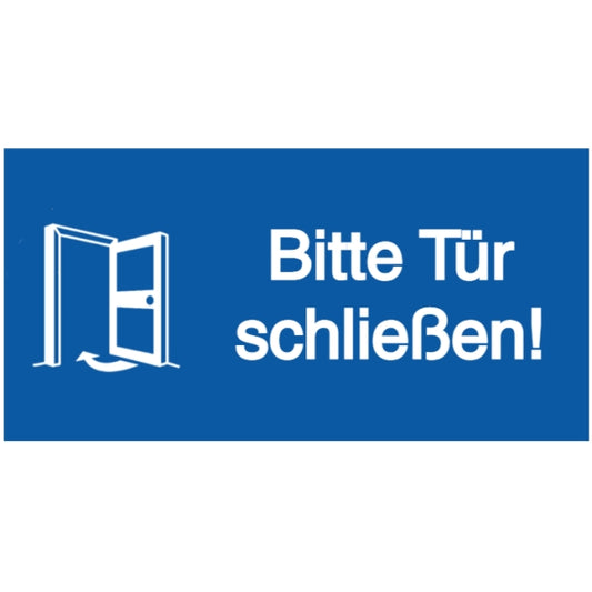 GLOBAL CARTELLO SEGNALETICO UNI - schild aufkleber bitte tuer schliessen - Adesivo Extra Resistente, Pannello in Forex, Pannello In Alluminio