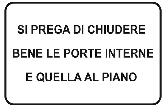 GLOBAL CARTELLO SEGNALETICO - si prega di evitare schiamazzi e di parlare ad alta voce - Adesivo Extra Resistente, Pannello in Forex, Pannello In Alluminio