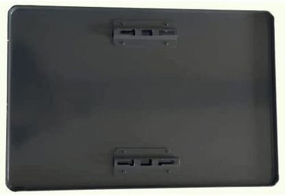 CARTELLO IN LAMIERA SCATOLATA RETTANGOLO 60X40 cm - attenzione strada scarificata pericolo - SEGNALE CATARIFRAGENTE
