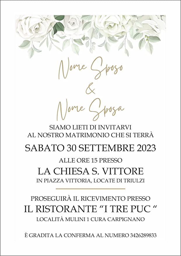 Partecipazioni di Matrimonio Personalizzate IN PLEXIGLASS CON STAMPA AD ALTA QUALITÁ - FIORI VIOLA 3 - completamente PERSONALIZZABILE
