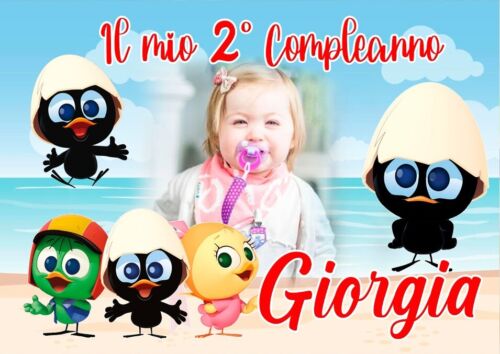 Banner Compleanno Personalizzato Winx - 100x50 Cm, PVC, Con Foto E Nome, Per Esterni - Foto 5