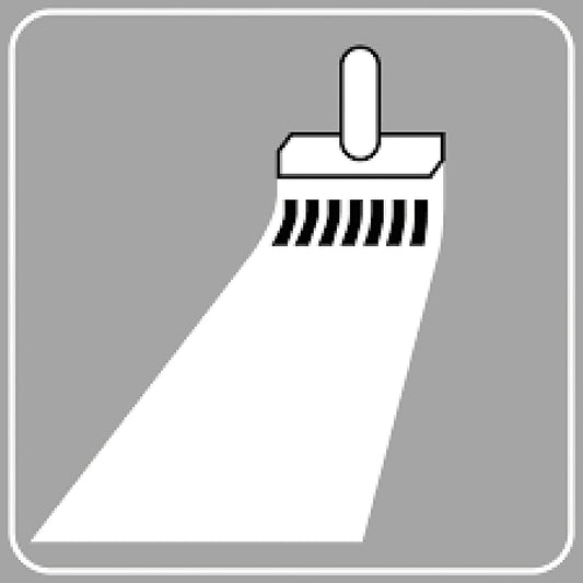 CARTELLO IN LAMIERA SCATOLATA QUADRATO 60X60 cm - segnaletica orizzontale in rifacimento - SEGNALE CATARIFRAGENTE