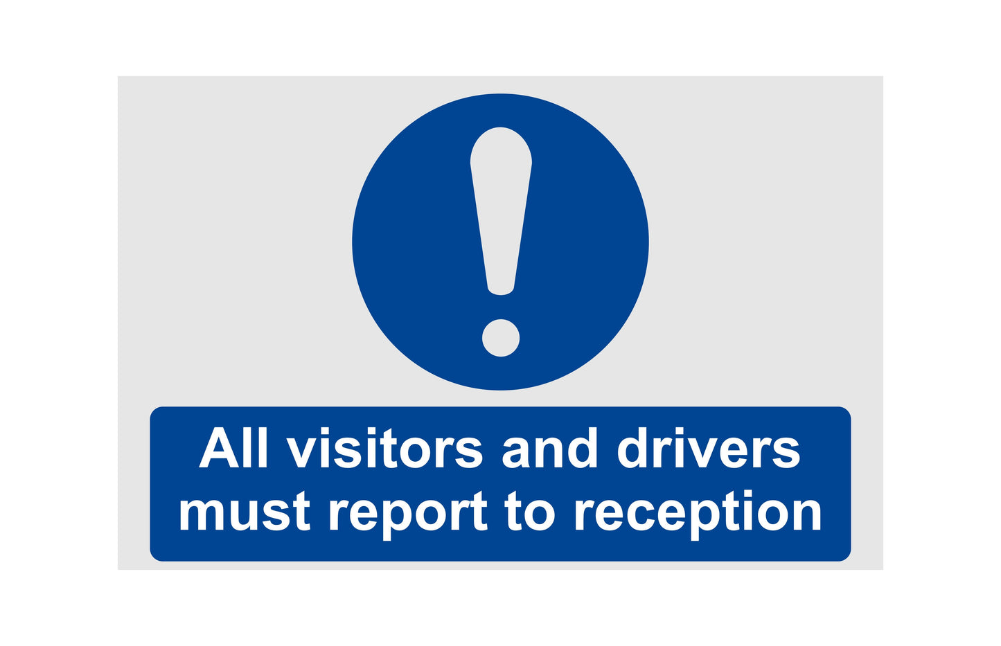 All Visitors To Wear Personal Protective Equipment - CARTELLO SEGNALETICO ISO 7010 in Adesivo Resistente, Pannello in Forex, Pannello In Alluminio o in Plexiglas