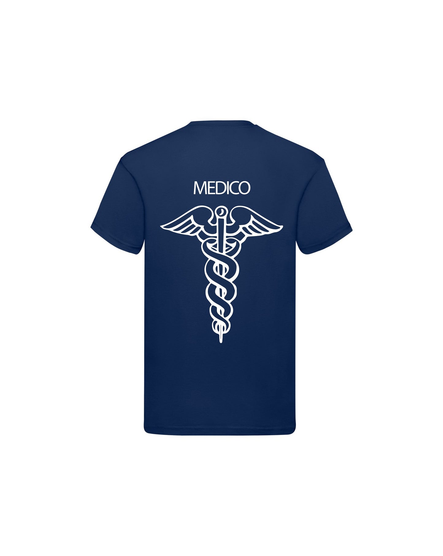 T-Shirt Uomo o Donna Cotone Basic Super vestibilità Top qualità - Ruolo di Medico - Personalizzata con Nome