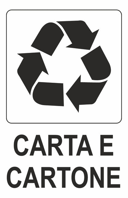 CARTA E CARTONE - CARTELLO SEGNALETICO ISO 7010 in Adesivo Resistente, Pannello in Forex, Pannello In Alluminio o in Plexiglas