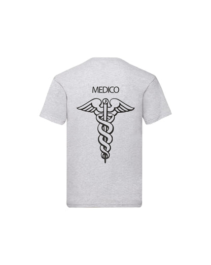 T-Shirt Uomo o Donna Cotone Basic Super vestibilità Top qualità - Ruolo di Medico - Personalizzata con Nome