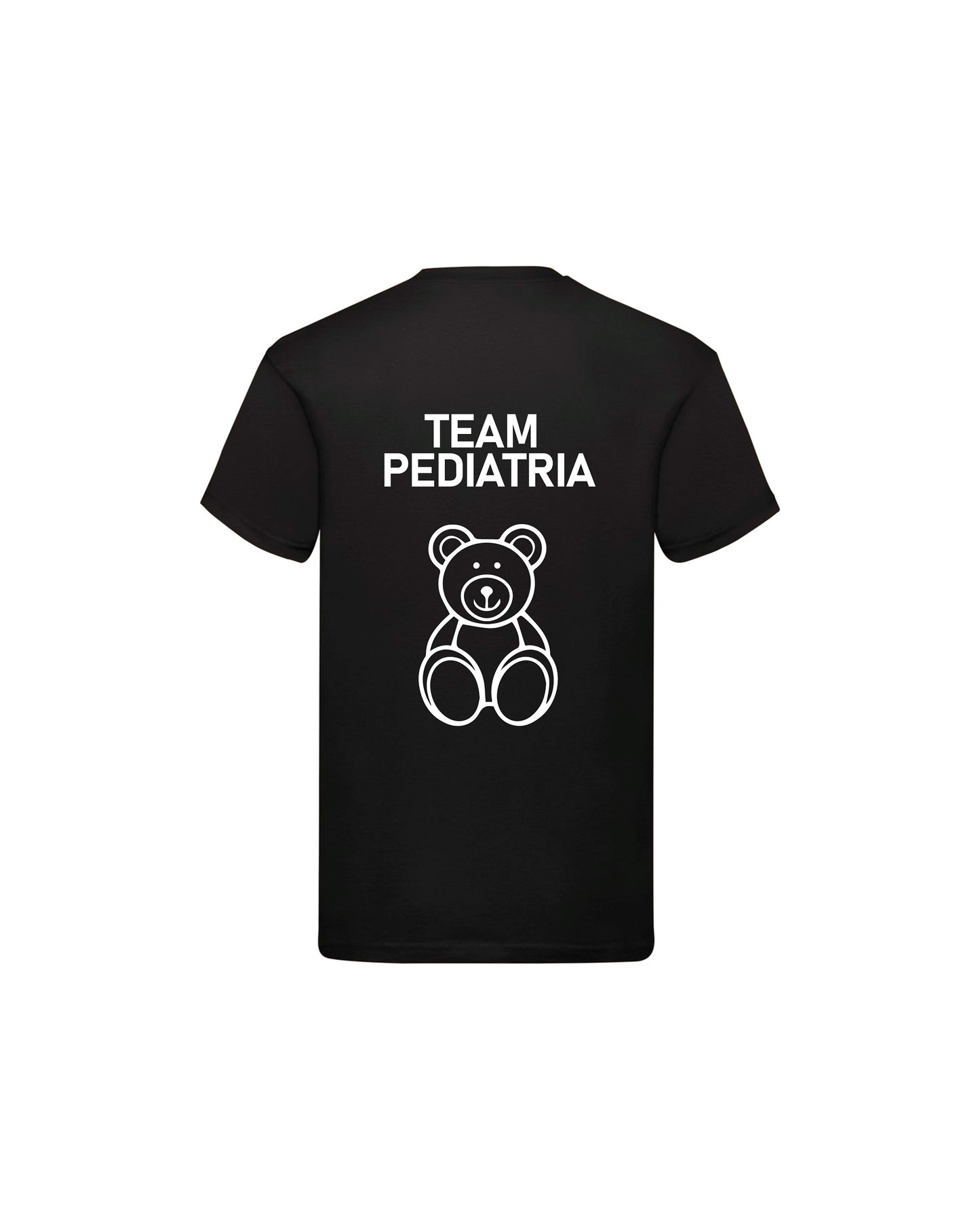 T-Shirt Uomo o Donna Cotone Basic Super vestibilità Top qualità - Team Pediatria - Personalizzata con Nome