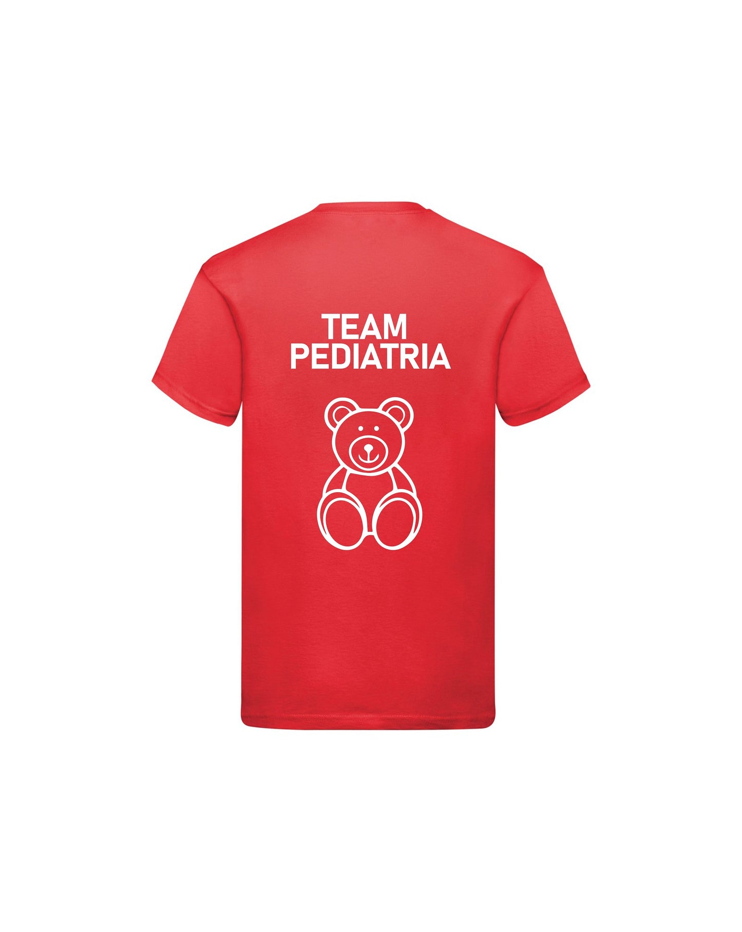 T-Shirt Uomo o Donna Cotone Basic Super vestibilità Top qualità - Team Pediatria - Personalizzata con Nome