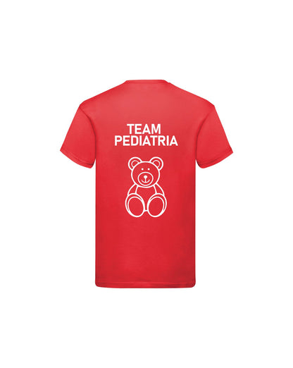 T-Shirt Uomo o Donna Cotone Basic Super vestibilità Top qualità - Team Pediatria - Personalizzata con Nome