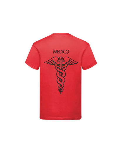 T-Shirt Uomo o Donna Cotone Basic Super vestibilità Top qualità - Ruolo di Medico - Personalizzata con Nome