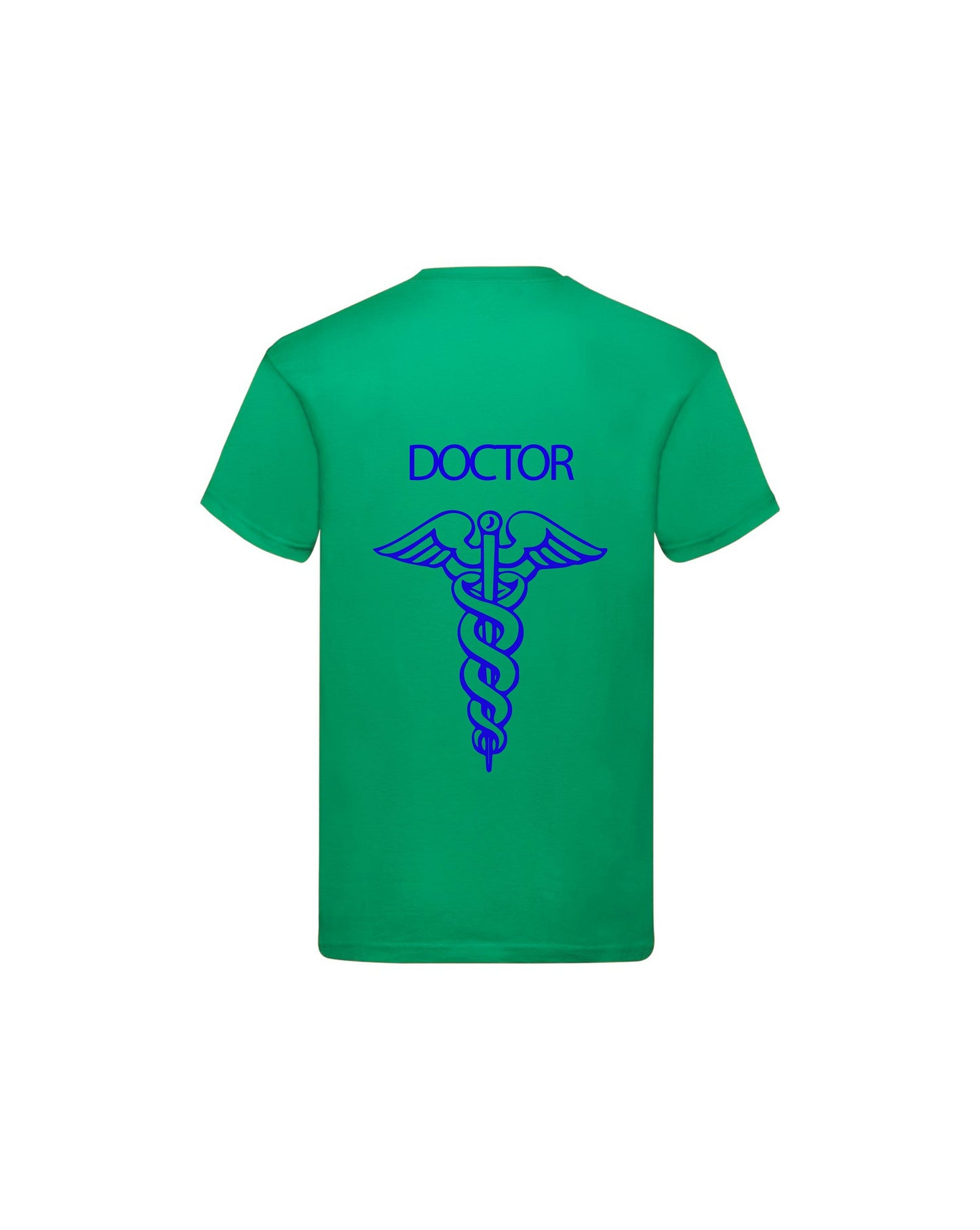 T-Shirt Uomo o Donna Cotone Basic Super vestibilità Top qualità - Ruolo di medico DOCTOR - Personalizzata con Nome