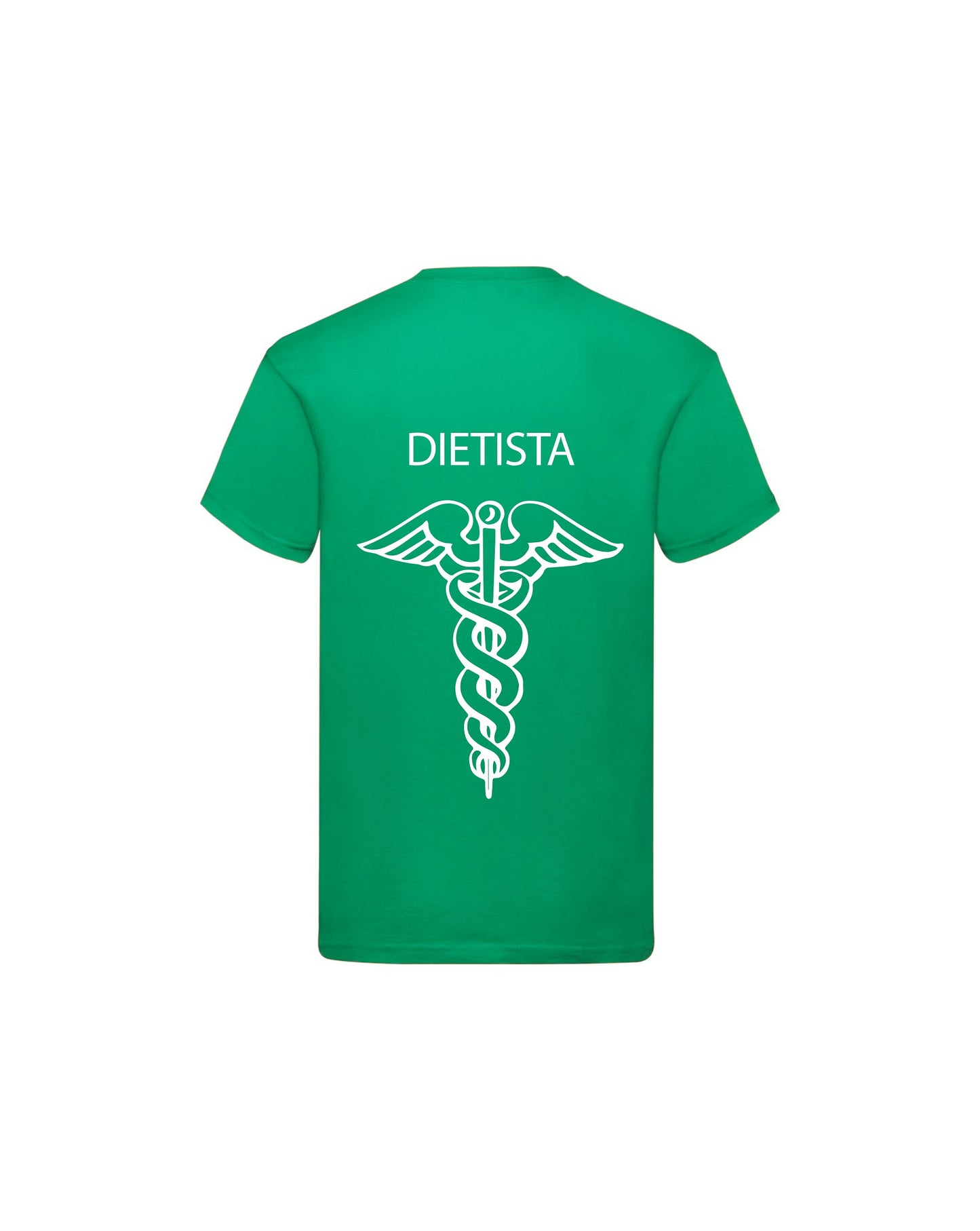 T-Shirt Uomo o Donna Cotone Basic Super vestibilità Top qualità - Ruolo dietista - Personalizzata con Nome