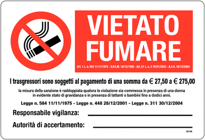 ETICHETTA SEGNALETICA ADESIVA VIETATO FUMARE 10 PZ. cm. 15x5 ETICHETTA SEGNALETICA ADESIVA VIETATO FUMARE 10 PZ. cm. 15x5