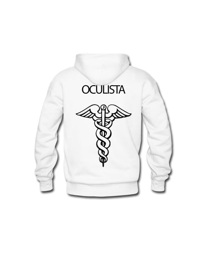 Felpa Cappuccio Uomo o Donna Cotone Basic Super vestibilità Top qualità - Operatore Oculistica - Personalizzata con Nome