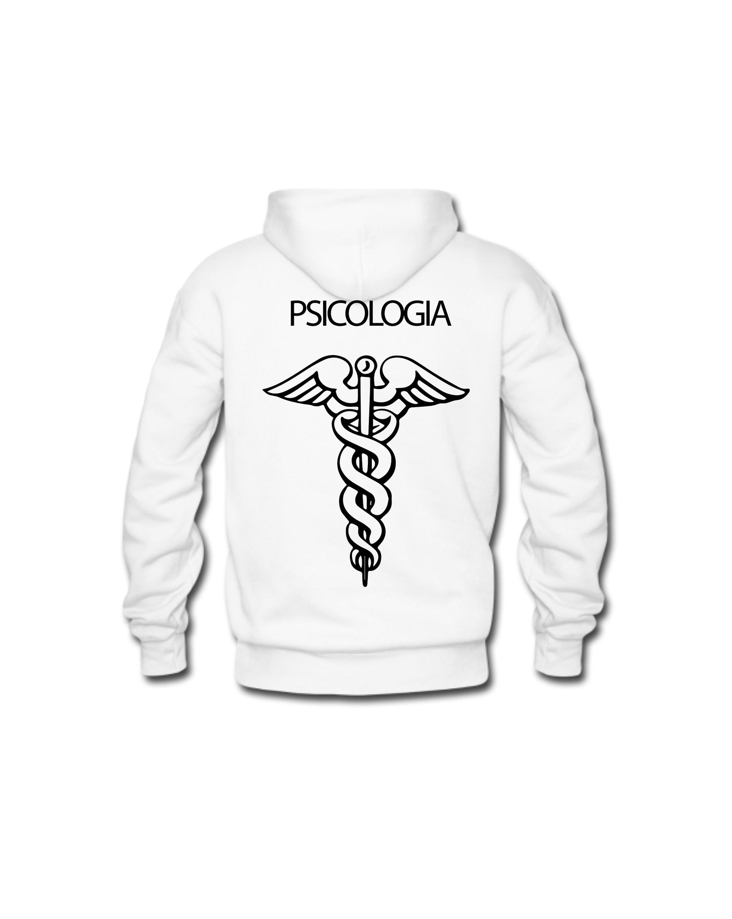 Felpa Cappuccio Uomo o Donna Cotone Basic Super vestibilità Top qualità - Operatore Psicologia - Personalizzata con Nome