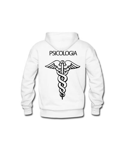Felpa Cappuccio Uomo o Donna Cotone Basic Super vestibilità Top qualità - Operatore Psicologia - Personalizzata con Nome