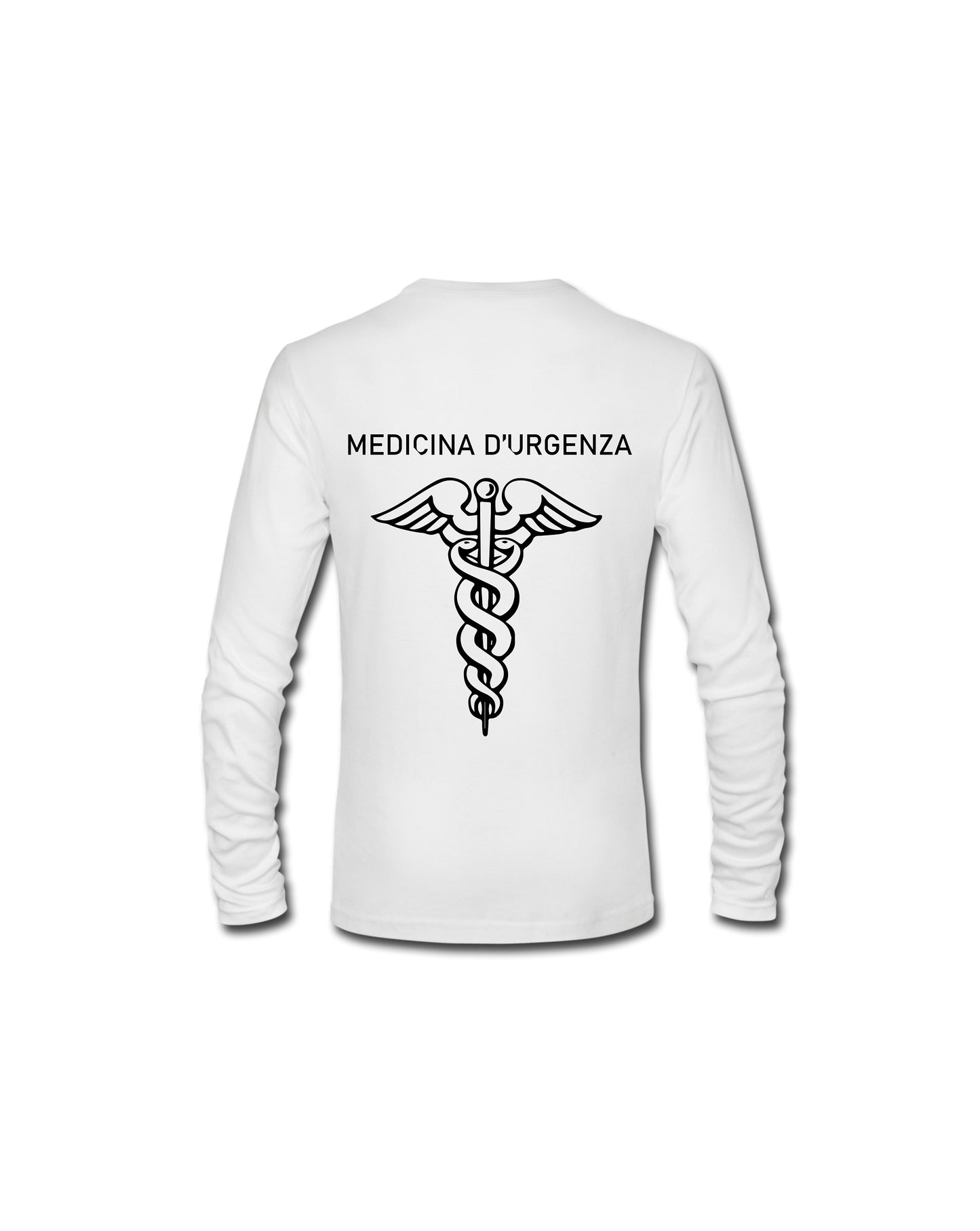 Felpa Girocollo Uomo o Donna Cotone Basic Super vestibilità Top qualità - Operatore Medicina d'urgenza - Personalizzata con Nome