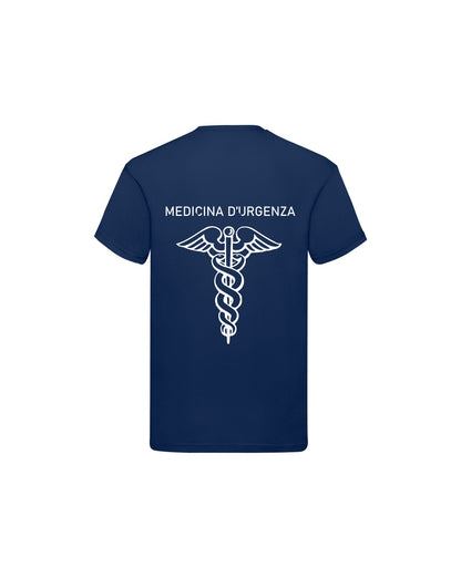T-Shirt Uomo o Donna Cotone Basic Super vestibilità Top qualità - Operatore Medicina d'urgenza - Personalizzata con Nome