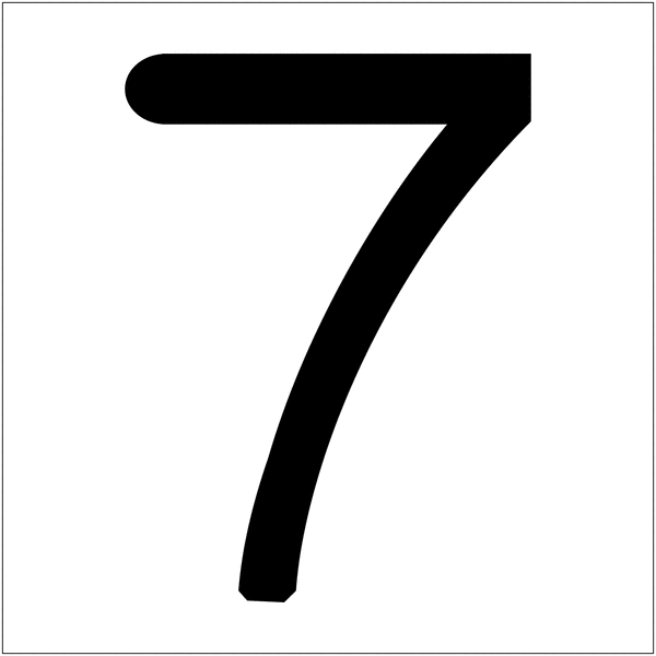 Numero 7 - con pittogramma e testo - CARTELLO SEGNALETICO QUADRATO ISO 7010 - Rischio di schiacciamento, rulli dentati - Adesivo Extra Resistente, Pannello in Forex, Pannello In Alluminio