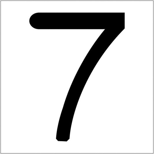 Numero 7 - con pittogramma e testo - CARTELLO SEGNALETICO QUADRATO ISO 7010 - Rischio di schiacciamento, rulli dentati - Adesivo Extra Resistente, Pannello in Forex, Pannello In Alluminio