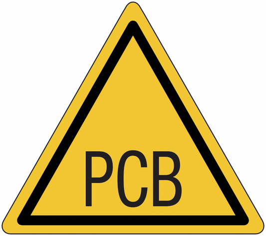 "PCB" - CARTELLO SEGNALETICO TRIANGOLO ISO 7010 - Adesivo Extra Resistente, Pannello in Forex, Pannello In Alluminio