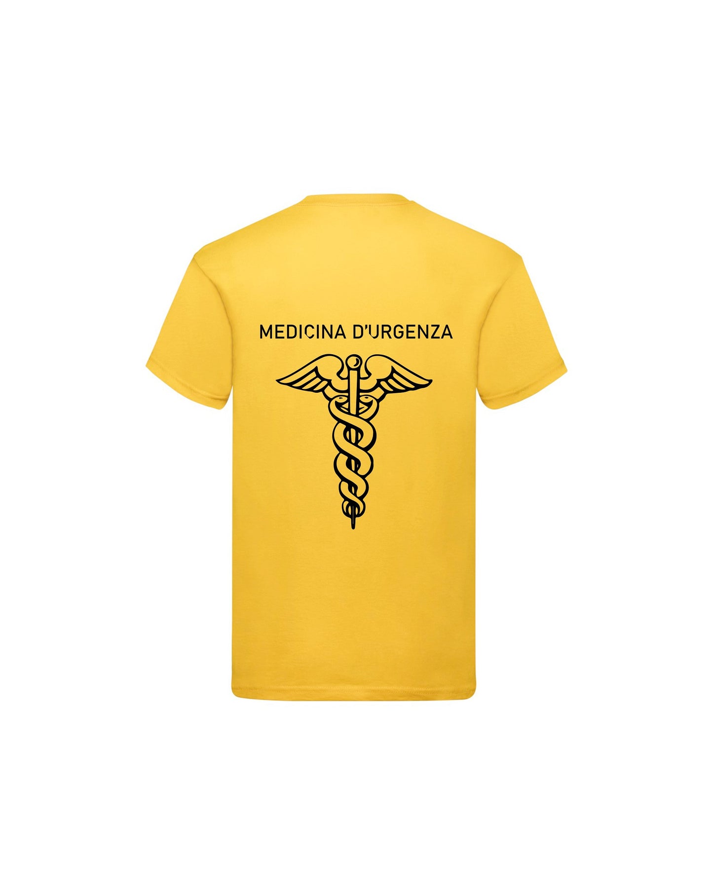 T-Shirt Uomo o Donna Cotone Basic Super vestibilità Top qualità - Operatore Medicina d'urgenza - Personalizzata con Nome