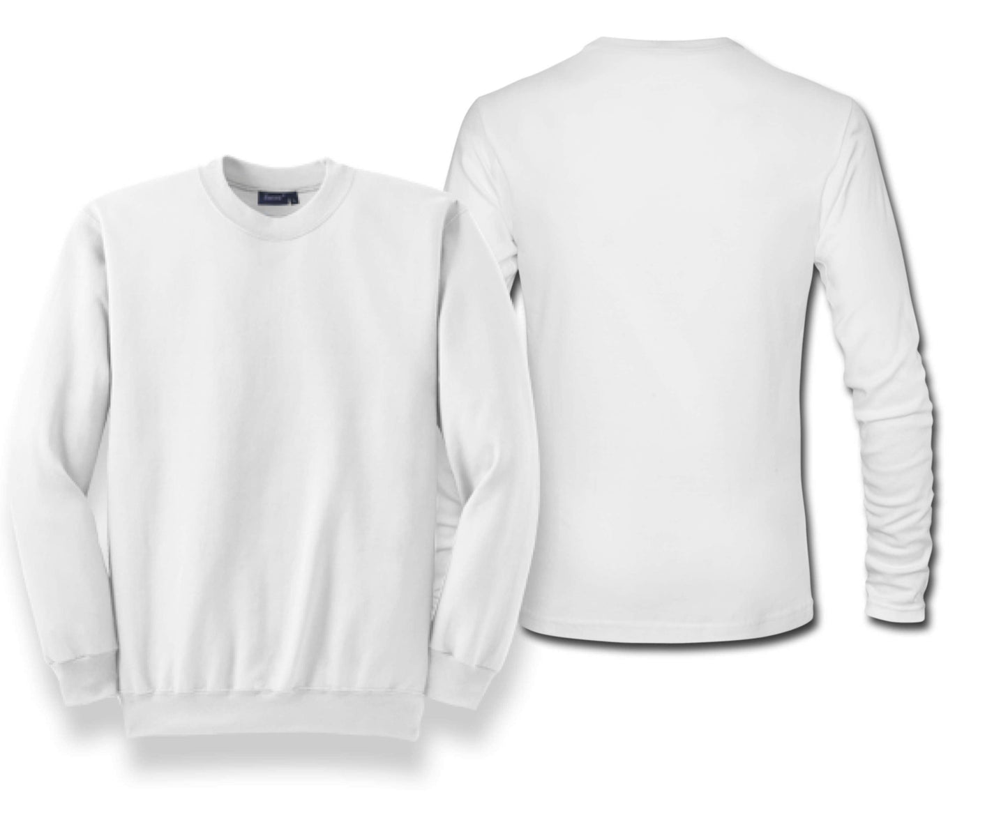 Felpa Girocollo Uomo o Donna Cotone Basic Super vestibilità Top qualità - Ruolo operatore OSS Croce - Personalizzata con Nome