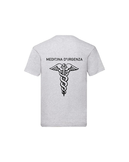 T-Shirt Uomo o Donna Cotone Basic Super vestibilità Top qualità - Operatore Medicina d'urgenza - Personalizzata con Nome