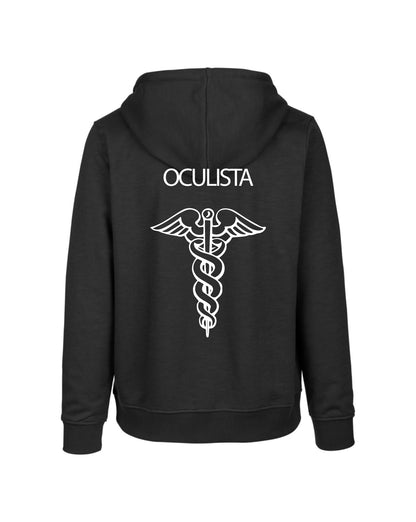 Felpa Cappuccio Uomo o Donna Cotone Basic Super vestibilità Top qualità - Operatore Oculistica - Personalizzata con Nome