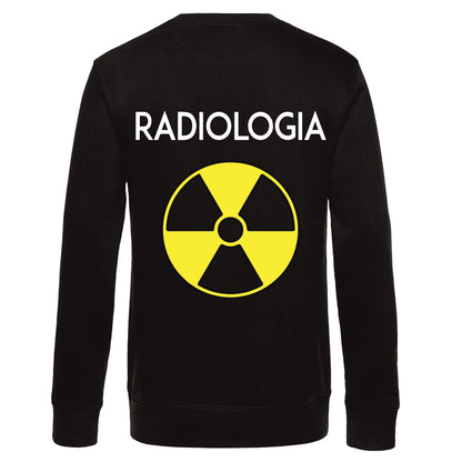 Felpa Girocollo Uomo o Donna Cotone Basic Super vestibilità Top qualità - Operatore Radiologia - Personalizzata con Nome