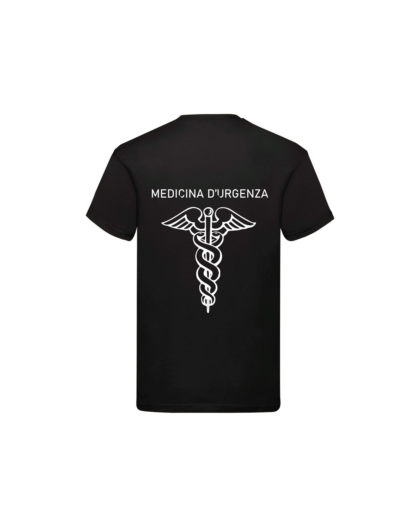 T-Shirt Uomo o Donna Cotone Basic Super vestibilità Top qualità - Operatore Medicina d'urgenza - Personalizzata con Nome