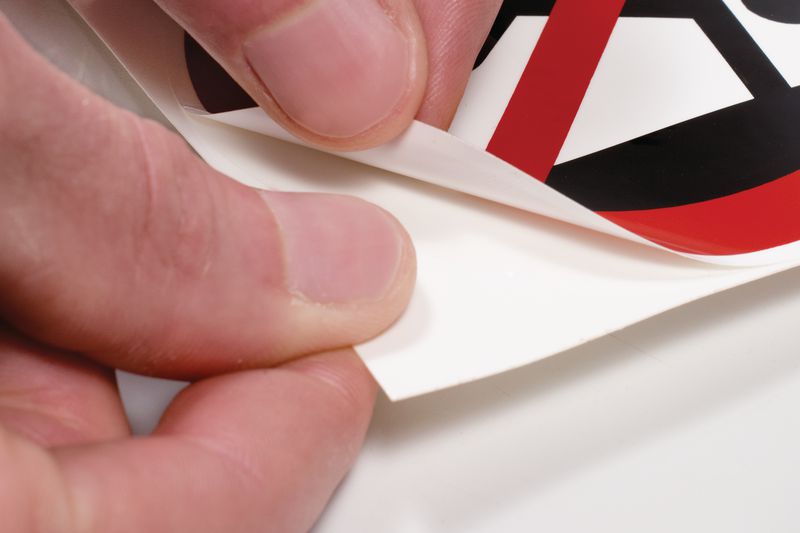 "Spostamento rapido del materiale da piegare nella pressa"- CARTELLO SEGNALETICO TRIANGOLO ISO 7010 - Adesivo Extra Resistente, Pannello in Forex, Pannello In Alluminio